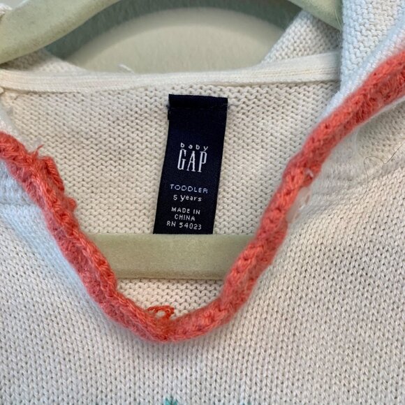 BABY GAP Nutcracker Sweater Dress Girls 5 5T Fair Isle Holiday Soft Angora Blend - Picture 6 of 7